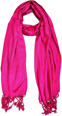 Feathers Solid Cotton Viscose Blend Men & Women Stole, Scarf, Fancy Scarf