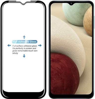 welldesign Edge To Edge Tempered Glass for Samsung Galaxy A12(Pack of 1)