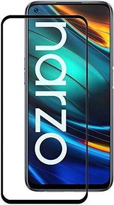 AKSHUD Edge To Edge Tempered Glass for OPPO F19 Pro, OPPO F19s(Pack of 1)