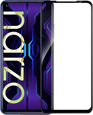 HUPSHY Edge To Edge Tempered Glass for Realme Narzo 30 Pro 5G(Pack of 1)