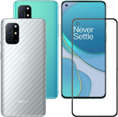 ECMERED Front and Back Screen Guard for ONEPLUS 8T(Pack of 2)