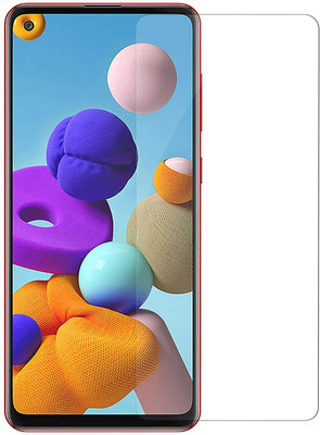 Slugabed Tempered Glass Guard for Samsung Galaxy A21s(Pack of 1)