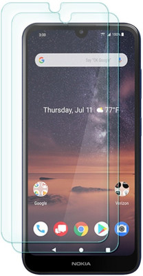 Slugabed Tempered Glass Guard for Nokia 3.2(Pack of 2)