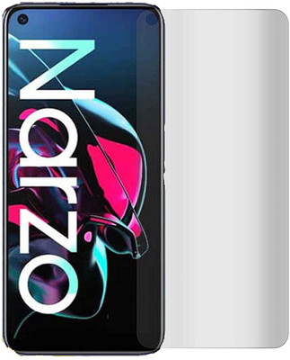 BRIGHTRON Tempered Glass Guard for Realme Narzo 20 Pro Matte Tempered Glass Full Screen Coverage Except Edges (Tempared Glass/Screen Protector)(Pack of 1)
