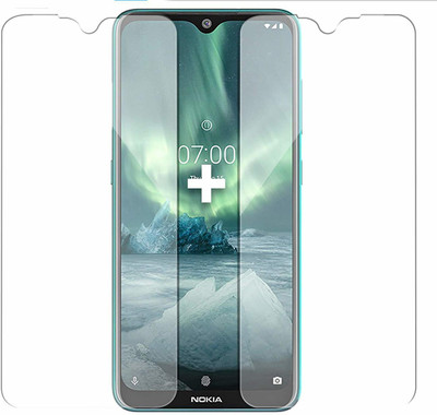 Slugabed Tempered Glass Guard for Nokia 7.2(Pack of 2)