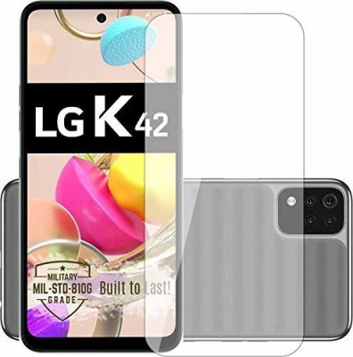 TINGTONG Tempered Glass Guard for LG K42(Pack of 1)