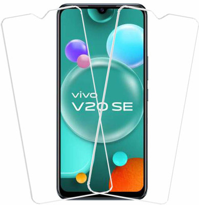 TINGTONG Tempered Glass Guard for Vivo V20 SE(Pack of 2)