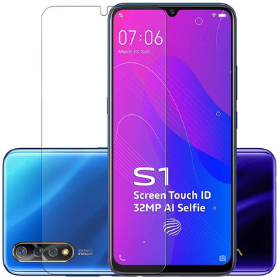 Slugabed Tempered Glass Guard for Vivo S1(Pack of 1)