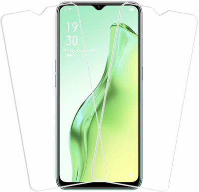 TINGTONG Tempered Glass Guard for Realme C3, Oppo A31(Pack of 2)