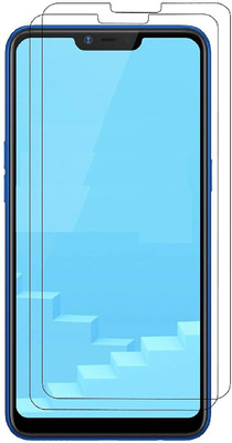 TINGTONG Tempered Glass Guard for Realme C1(Pack of 2)