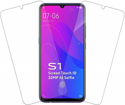TINGTONG Tempered Glass Guard for Vivo S1(Pack of 2)