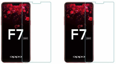 TINGTONG Tempered Glass Guard for OPPO F7(Pack of 2)