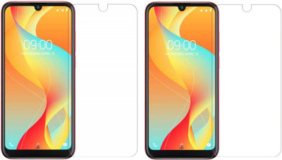 Slugabed Tempered Glass Guard for Lava Z66(Pack of 2)