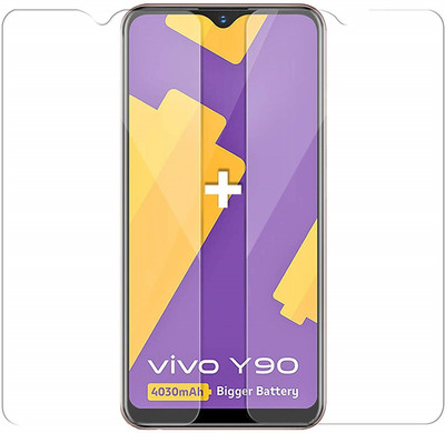 TINGTONG Tempered Glass Guard for Vivo Y90(Pack of 2)
