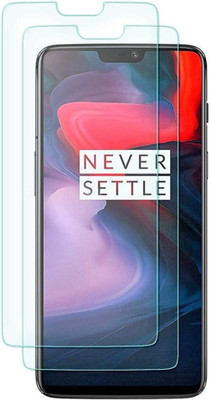 Slugabed Tempered Glass Guard for OnePlus 6(Pack of 2)