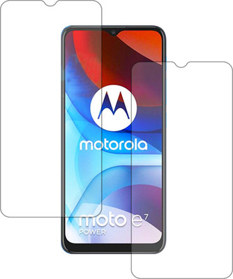 VAlight Tempered Glass Guard for Motorola Moto E7 Power(Pack of 2)