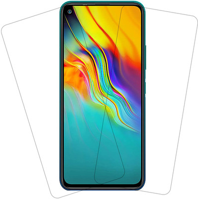 TINGTONG Tempered Glass Guard for Infinix Hot 9(Pack of 2)