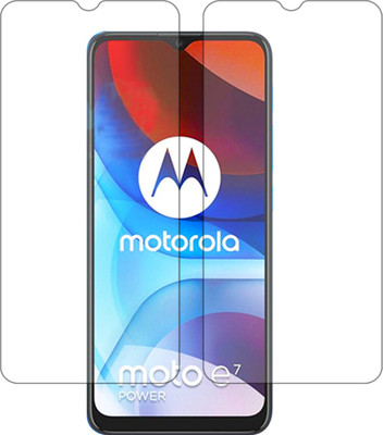 VAlight Tempered Glass Guard for Motorola Moto E7 Power(Pack of 2)