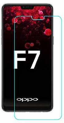 Slugabed Tempered Glass Guard for OPPO F7(Pack of 1)