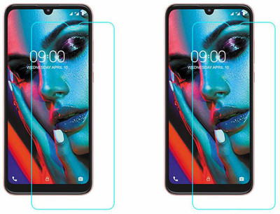 Slugabed Tempered Glass Guard for Lava BEU(Pack of 2)