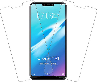 Slugabed Tempered Glass Guard for Vivo Y81(Pack of 2)