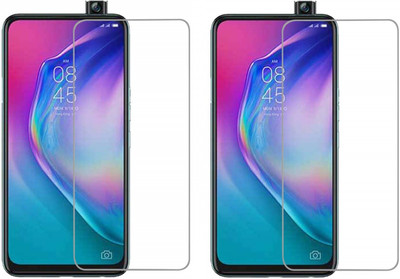 TINGTONG Tempered Glass Guard for Tecno Camon 15 Pro(Pack of 2)
