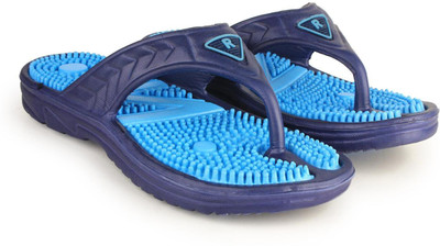 Richale Men Flip Flops(Blue , 8)
