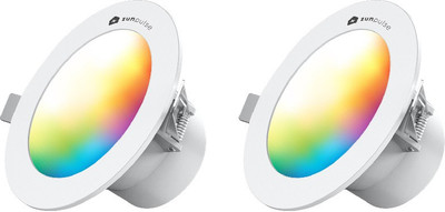 Zunpulse WiFi Smart LED Downlight 9W 16 Million Colours ( Pack of 2) Ceiling Lamp