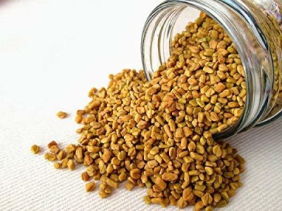 Organic Bites Yellow Dana Methi (Fenugreek Seeds)(400)