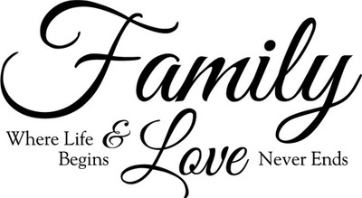 amazinghubsolution 60 cm a...familynew Self Adhesive Sticker(Pack of 1)