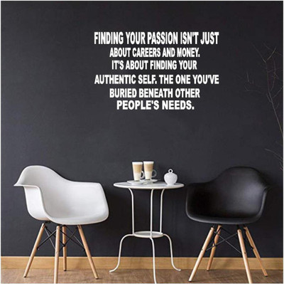 LYOMAN 59 cm finding-wht Self Adhesive Sticker(Pack of 1)