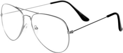 Dcmr Aviator Sunglasses(For Men & Women, Clear)