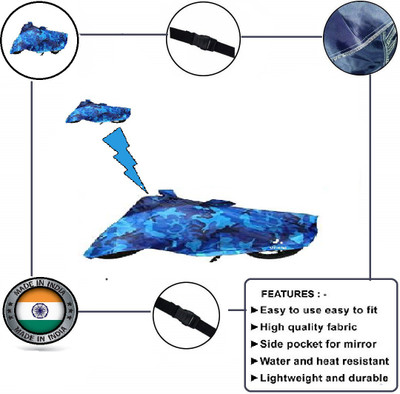 Onisha Two Wheeler Cover for Yamaha(YZF R25, Blue)