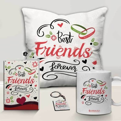 Jhingalala Cushion, Mug, Greeting Card, Keychain Gift Set