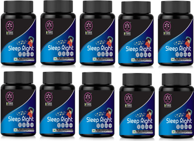 1 Tree Sleep Right Capsules – Sleepwell Tablet – Valerian Root Extract (Pack Of 10)(10 x 60 Tablets)