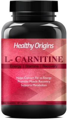 Healthy Origins L Carnitine L Tartrate | Weight Loss | Fat Burner Pro(60 No)