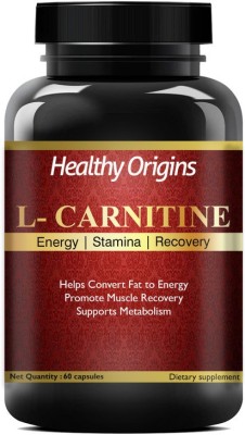 Healthy Origins L-Carnitine L-Tartrate 500mg Muscle, Weight Loss, Fat Burner Supplement Ultra(60 No)