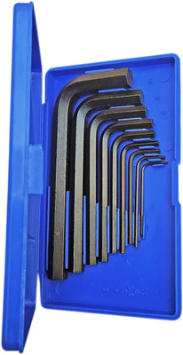 DUMDAAR Heavy duty 9pc Hex Pocket size Allen Key Set