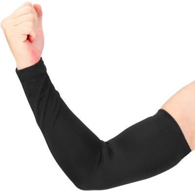 Just Rider Cotton Arm Sleeve For Men & Women(Free, Black)