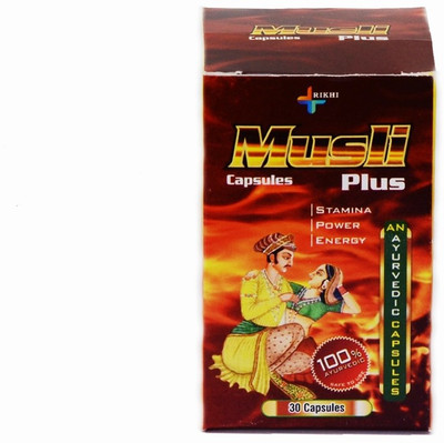 Rikhi Musli Plus AYURVEDIC Capsule(30 Capsules)