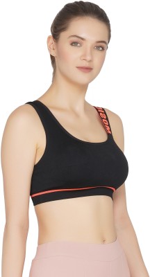 TOMKOT Women Sports Heavily Padded Bra(Black)