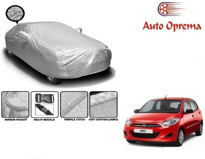 Auto Oprema Car Cover For Hyundai i10 (With Mirror Pockets)(Silver)