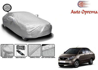 Auto Oprema Car Cover For Tata Indigo CS (With Mirror Pockets)(Silver)