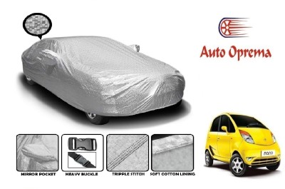 Auto Oprema Car Cover For Tata Nano Genx (With Mirror Pockets)(Silver)