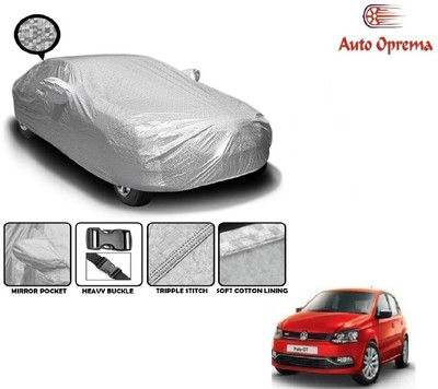 Auto Oprema Car Cover For Volkswagen Polo GT (With Mirror Pockets)(Silver)