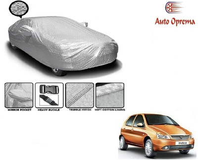 Auto Oprema Car Cover For Tata Indica (With Mirror Pockets)(Silver)