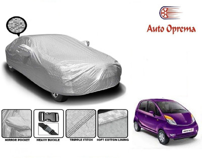 Auto Oprema Car Cover For Tata Nano (With Mirror Pockets)(Silver)