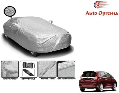 Auto Oprema Car Cover For Honda Jazz (With Mirror Pockets)(Silver)