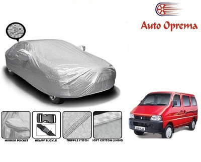 Auto Oprema Car Cover For Maruti Suzuki Eeco (With Mirror Pockets)(Silver)