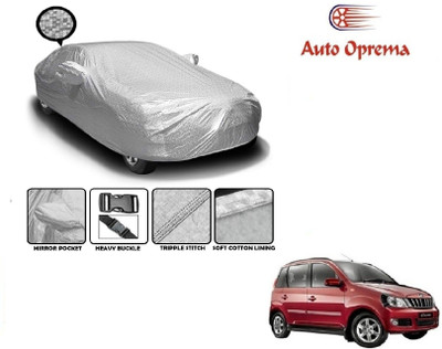 Auto Oprema Car Cover For Mahindra Quanto (With Mirror Pockets)(Silver)